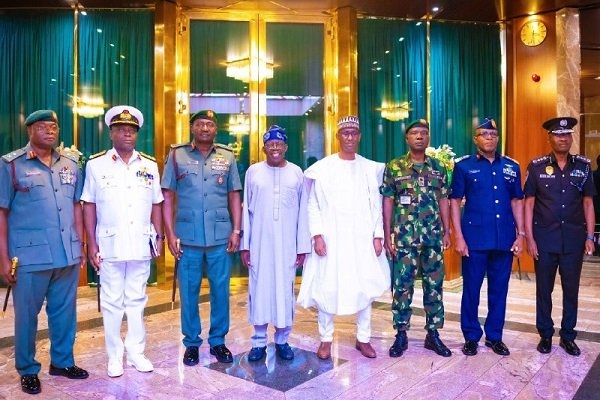 TInubu service chiefs