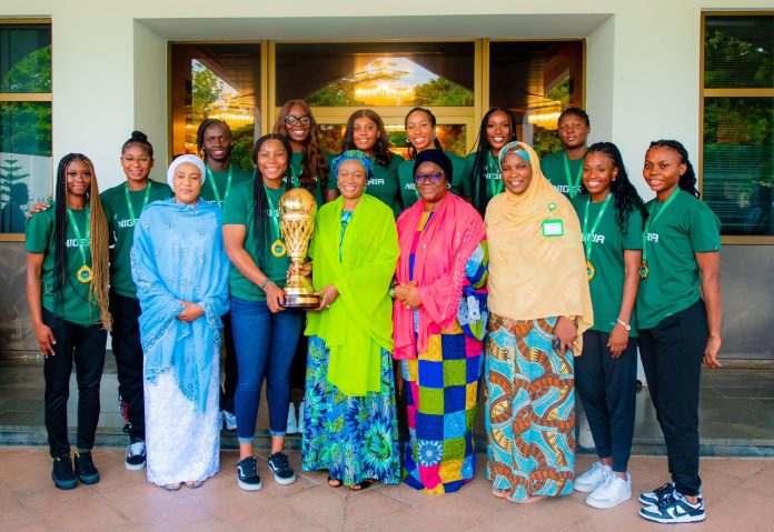 First lady and Super Falcons