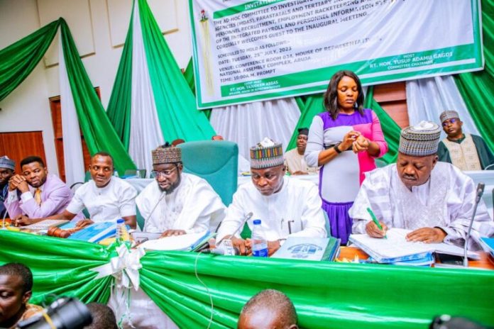 House of reps Job racketeering