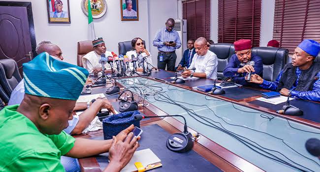Simon Lalong Joe Ajaero