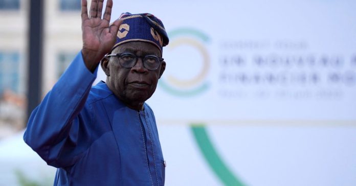 Tinubu Bye waves
