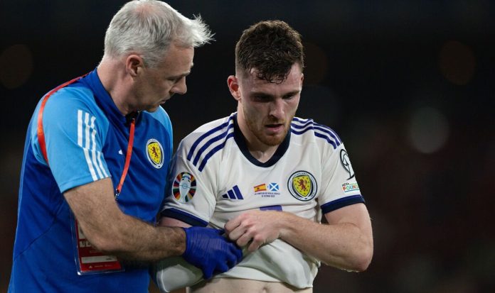 Liverpool's Robertson Facing Lengthy Layoff After Scotland/Spain Game