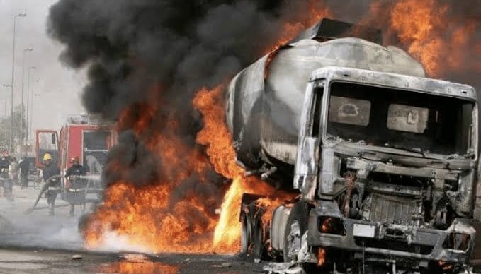 20 Injured As Petrol Tanker Explodes In Kaduna Tanker Explodes