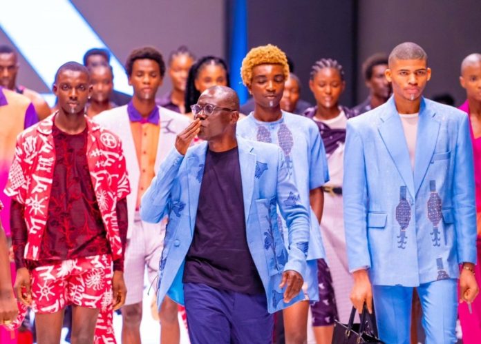 Sanwo-Olu Walks Runway At Lagos Fashion Show