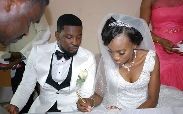 Taiwo-Oyebanjo-weds-Cool-FM-OAP-Dotun-Ojuolape Taiwo-Oyebanjo