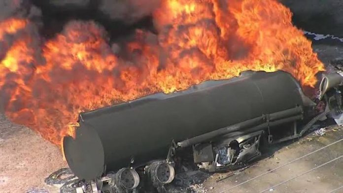 Tanker explodes Tanker explodes