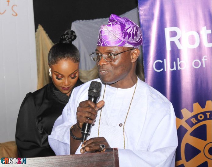 President-Elect, Rotarian Adetunji Lamiji.