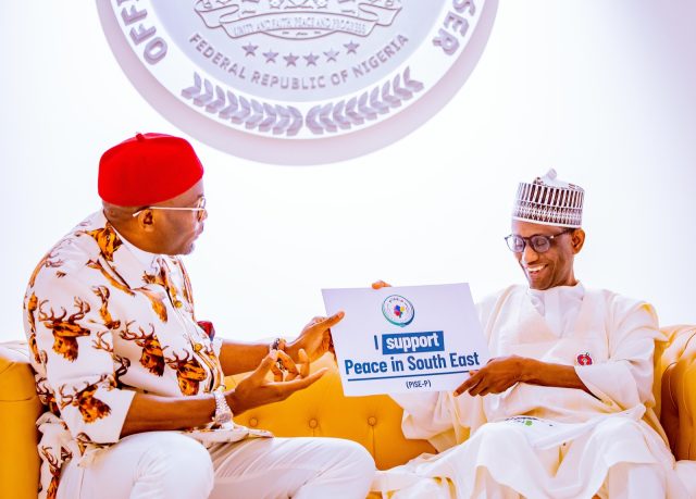 Deputy Speaker of Nigeria’s House of Representatives, Benjamin Kalu (left), and Nigeria’s National Security Adviser, Nuhu Ribadu. Deputy Speaker of Nigeria’s House of Representatives, Benjamin Kalu (left), and Nigeria’s National Security Adviser, Nuhu Ribadu.