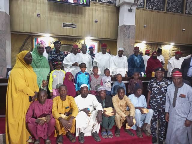 Tears Of Joy As Gov Yusuf Reunites Parents With Their Abducted Children