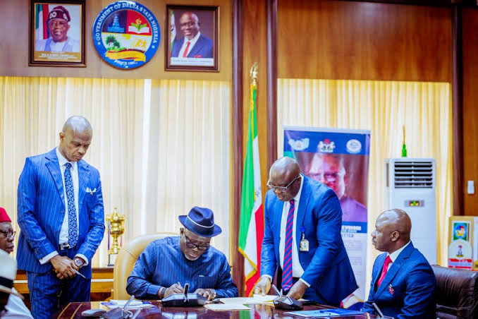 Oborevwori Signs 2024 Appropriation Bill Of N724bn Into Law