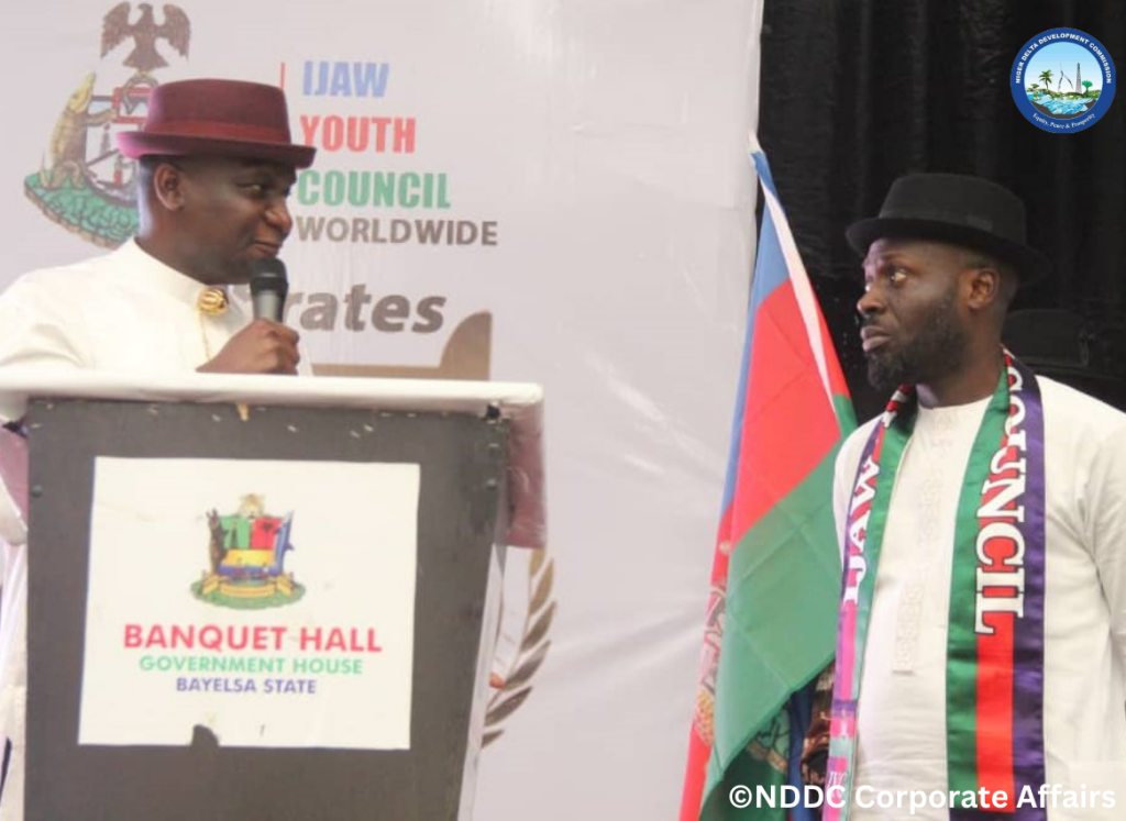 Ogbuku speaking at IYC event