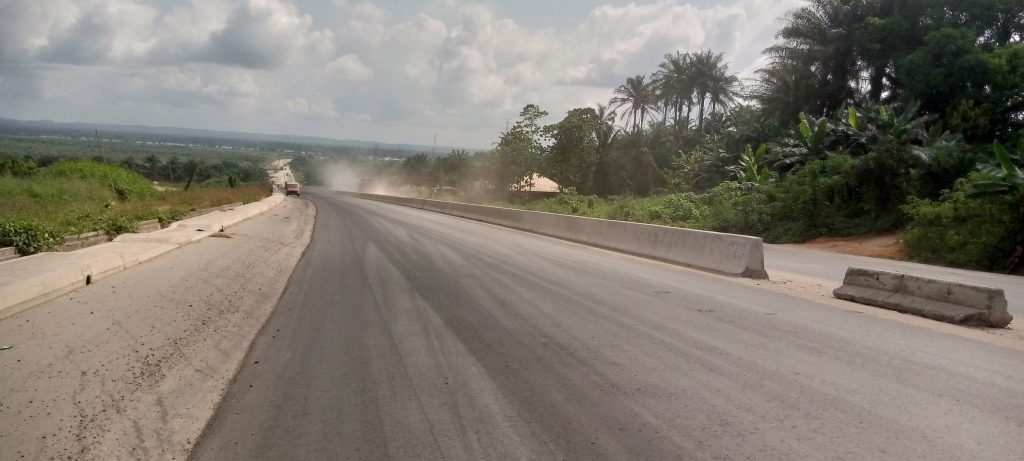 Some sections of the road 1