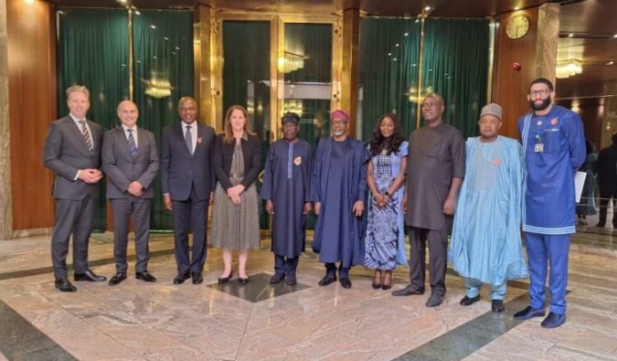 Tinubu and Shell group Shell group
