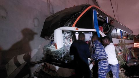 Bus crash AFCON