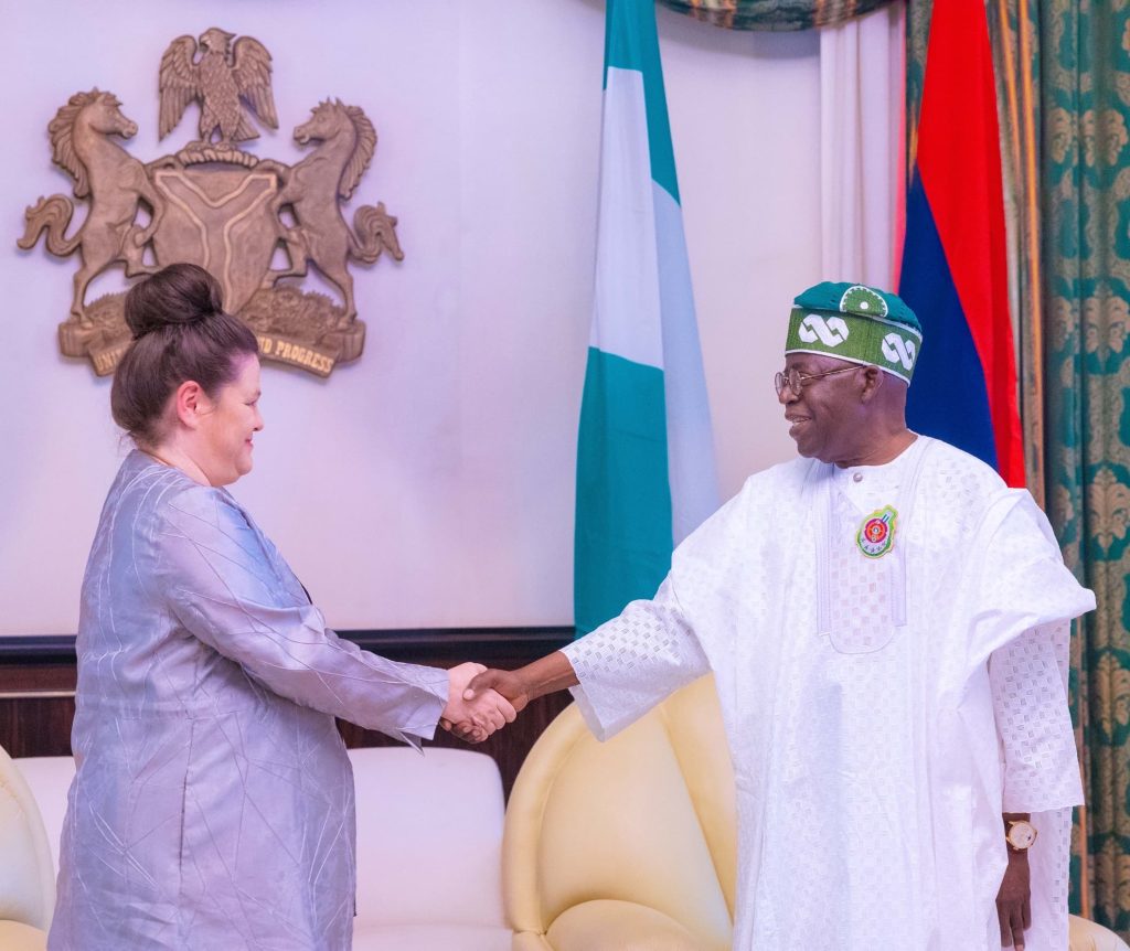 Emmanuelle Blatmann and Tinubu - THEWILL NEWS MEDIA