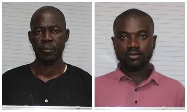 Haruna Gora Pama and Kadiri James