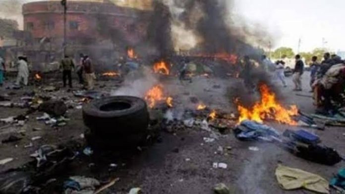IED explosion