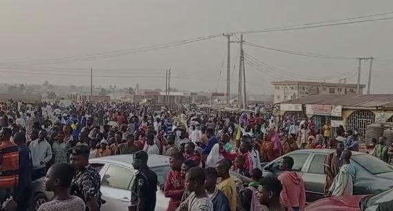 Minna protest Minna protest