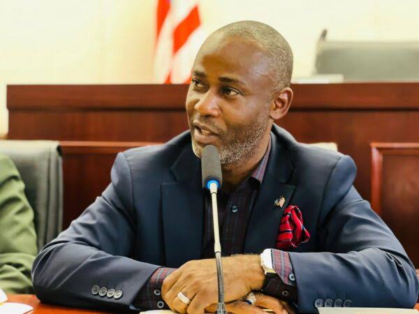 Liberia defence minister, Maj. Gen. Prince Charles Johnson