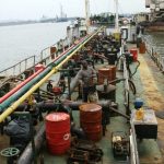 Navy Intercepts Another Vessel With 720,000 Litres Of Stolen Crude In Lagos Navy