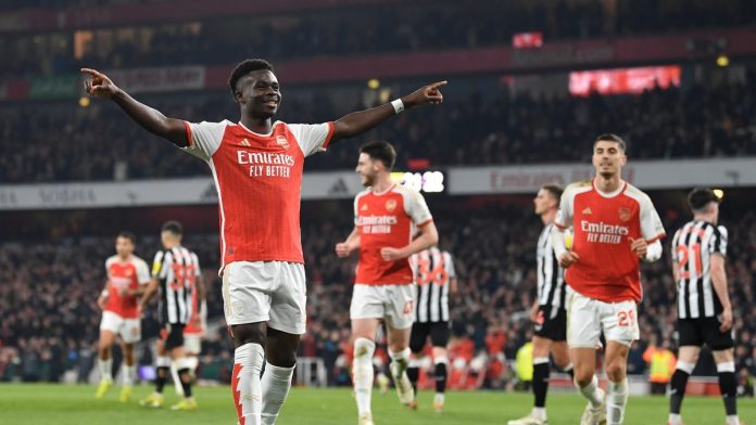 Saka Arsenal Newcastle