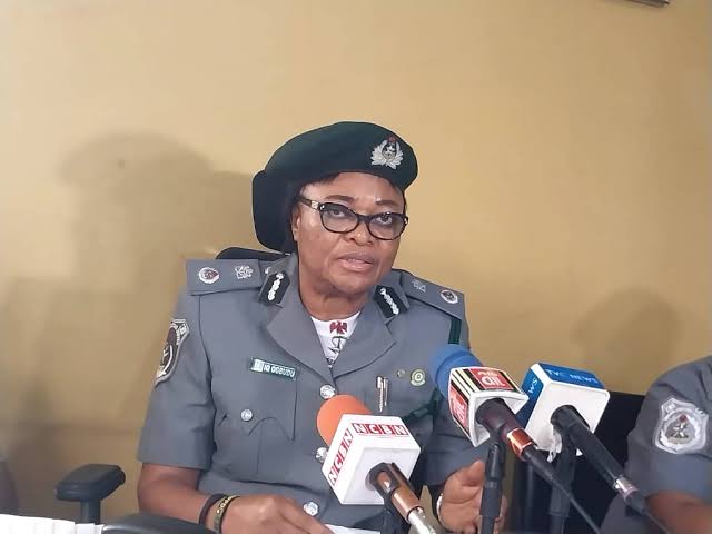 The Zonal Coordinator, Zone B of the Nigeria Customs Service (NCS), ACG Ify Queen Ogbudu fsi