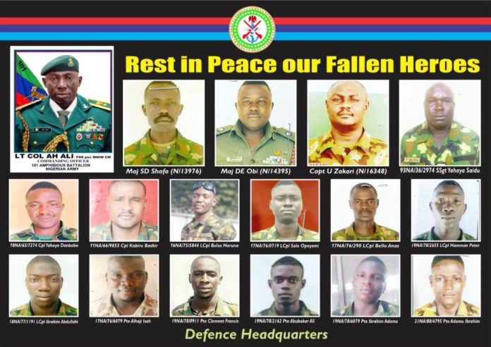 Slain soldiers