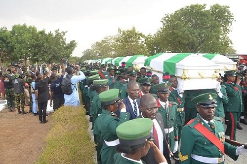 Slain Military Personnel Laid To Rest - THEWILL NEWS MEDIA Slain Military Personnel Laid To Rest