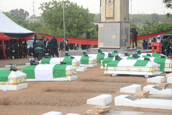 Slain Military Personnel Laid To Rest - THEWILL NEWS MEDIA Slain Military Personnel Laid To Rest