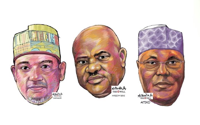 Damagum, Wike, Atiku Damagum, Wike, Atiku