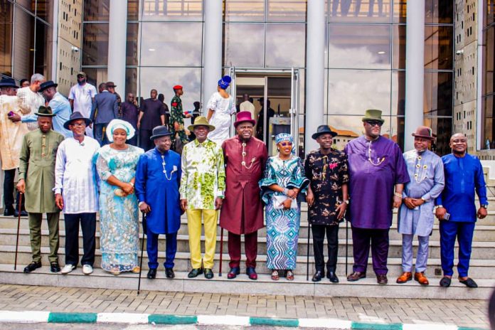 Gov Diri Swears In 14 Commissioners, LG, Revenue Board Chairmen