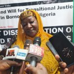 NGO Commends Traditional Leader, Media For Peace Building, Integration Process In Borno Executive Director of Allamin foundation, Hamsatu Allamin
