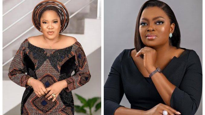 Funke Akindele and Toyin Abraham Funke Akindele and Toyin Abraham
