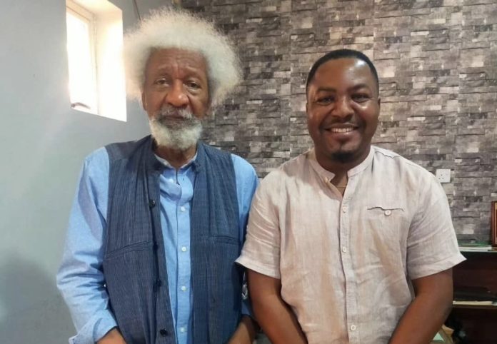 Joshua Ojo and Wole Soyinka