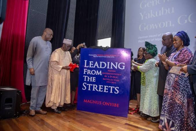 Leading from the street