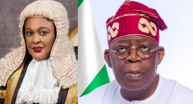 Tinubu Felicitates Justice Mary Odili