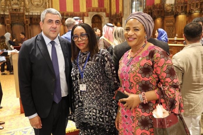 The Minister of Tourism, Lola Ade-John and other delegates at the 121st Session of the United Nations Tourism Executive Council held in Barcelona, Spain.