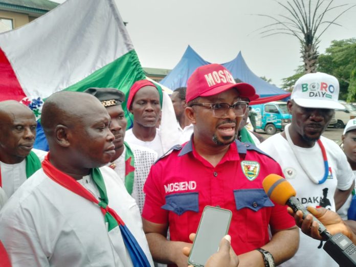 MOSIEND, in a statement by its National President, Amb. Kennedy West