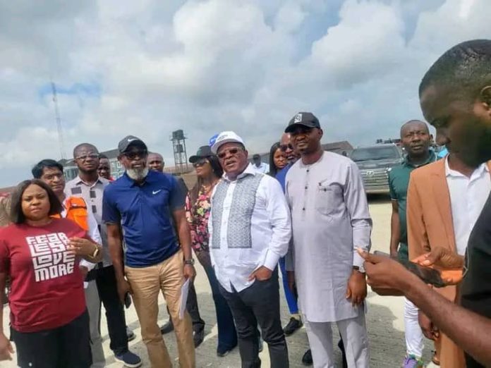 David Umahi Bodo-Bonny link road in Rivers State David Umahi Bodo-Bonny link road in Rivers State