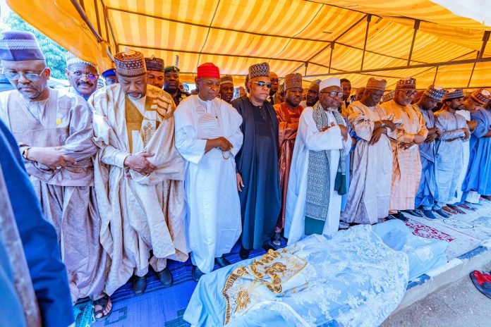 Vice President Kashim Shettima Buries Mother-In-Law In Kano