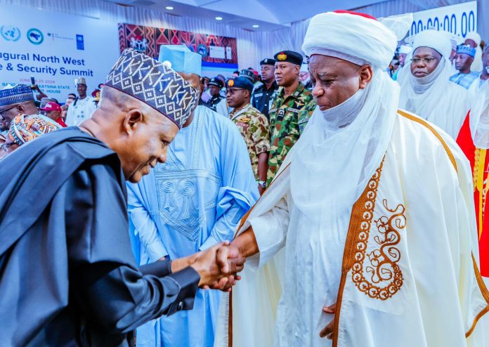 Vice President Kashim Shettima , Sultan of Sokoto, Muhammad Sa’ad Abubakar III