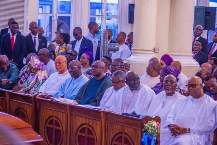 Bukola Saraki, siblings hold lavish burial party for late mum