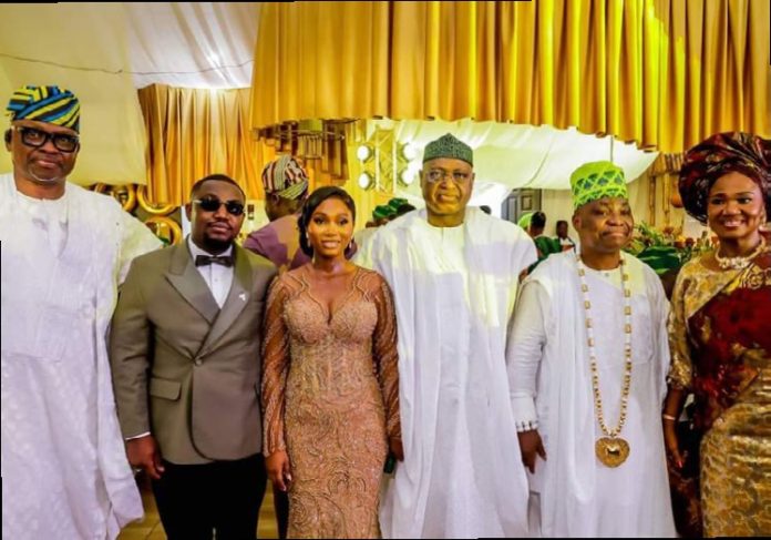 Fayose, the newly weds, Oyebanji, the Ayenis