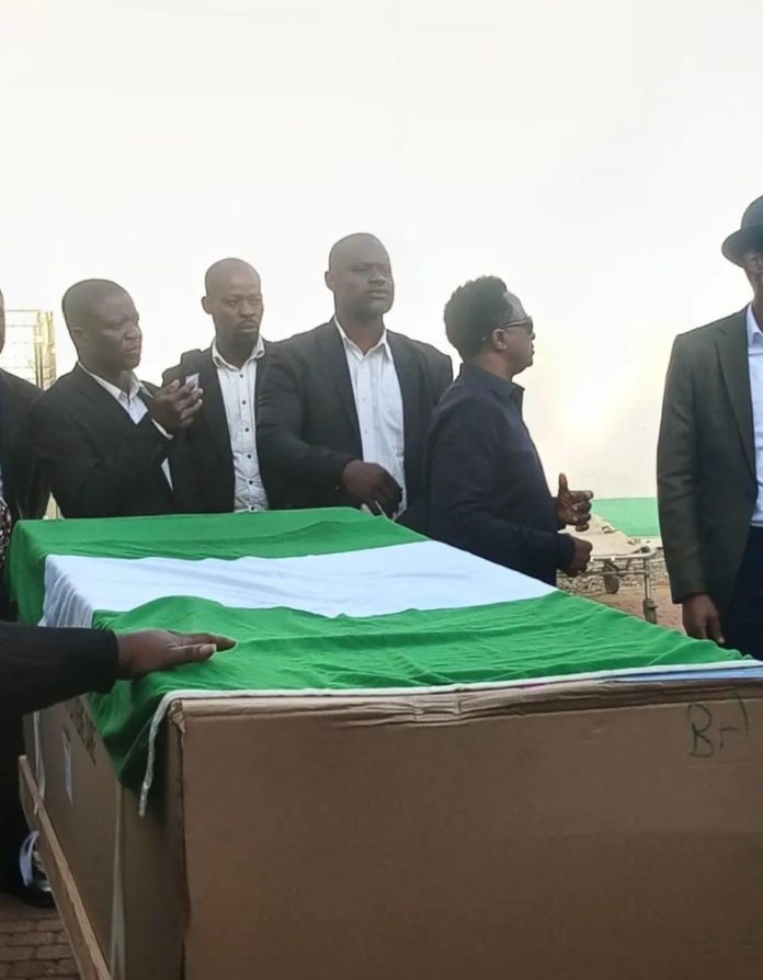 The remains of late former Senate President, Joseph Wayas. The remains of late former Senate President, Joseph Wayas.
