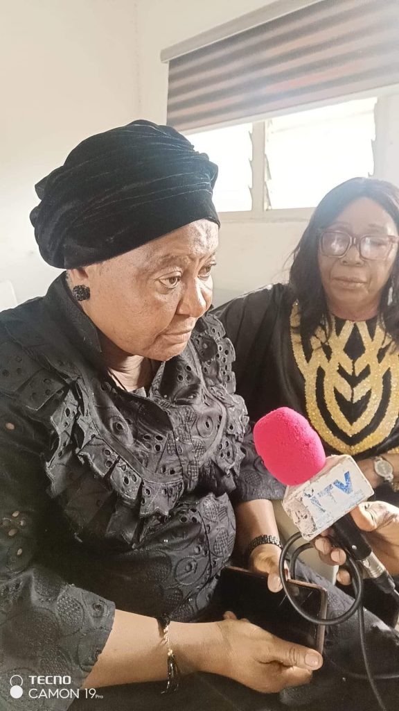 Late Senator Wayas’ widow, Ishaka. - THEWILL NEWS MEDIA Late Senator Wayas’ widow, Ishaka.