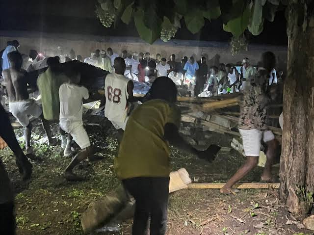 Collapsed camp Ekiti Collapsed camp ekiti