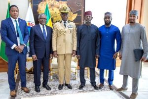 Dangote President Brice Oligui Nguema of Gabon - THEWILL NEWS MEDIA Dangote President Brice Oligui Nguema of Gabon