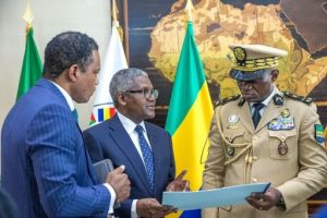 Dangote President Brice Oligui Nguema of Gabon - THEWILL NEWS MEDIA Dangote President Brice Oligui Nguema of Gabon
