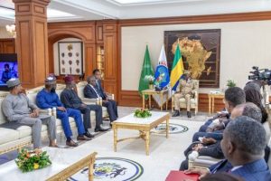 Dangote President Brice Oligui Nguema of Gabon - THEWILL NEWS MEDIA Dangote President Brice Oligui Nguema of Gabon