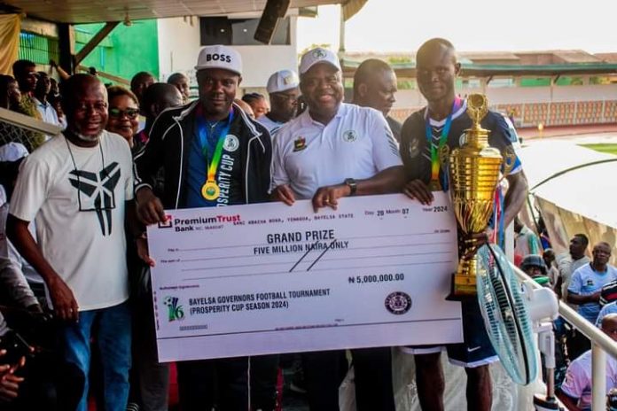 Prosperity Cup 2024: Ogboinbiri FC Defeat Nembe City FC To Lift Trophy Prosperity Cup 2024: Ogboinbiri FC Defeat Nembe City FC To Lift Trophy